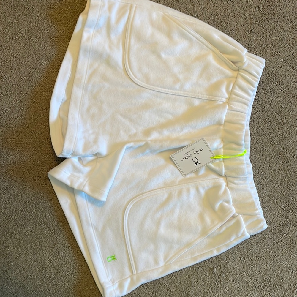 New White Dudley Stephen’s terry sheffield shorts- never used